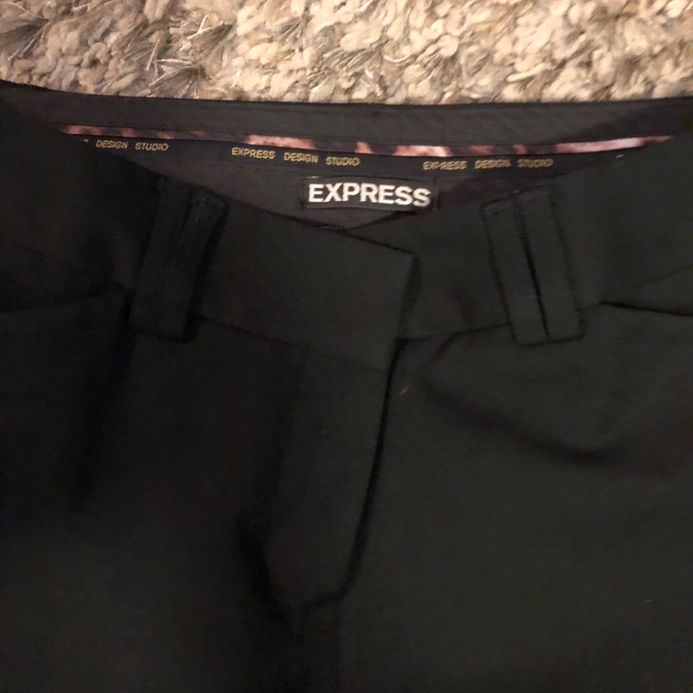 Black express dress pants